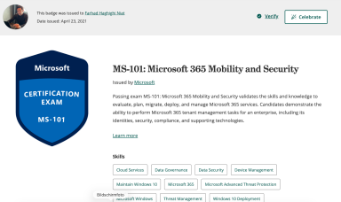 MS-101: Microsoft 365 Mobility & Security