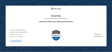 Microsoft 365 Certified: Azure Administrator Associate