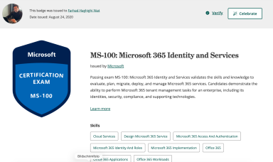 MS-100: Microsoft 365 Identity and Security